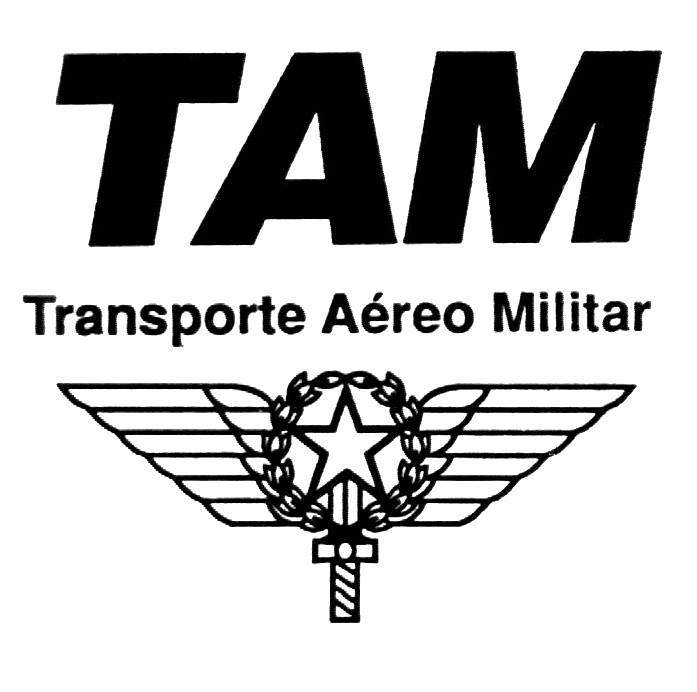 Transporte Aereo Militar (TAM) - Paraguay
This logo was used by the Military Air Transport  (TAM) of the Paraguayan Air Force between 1954 and 1998.
Keywords: TAM - Paraguay
